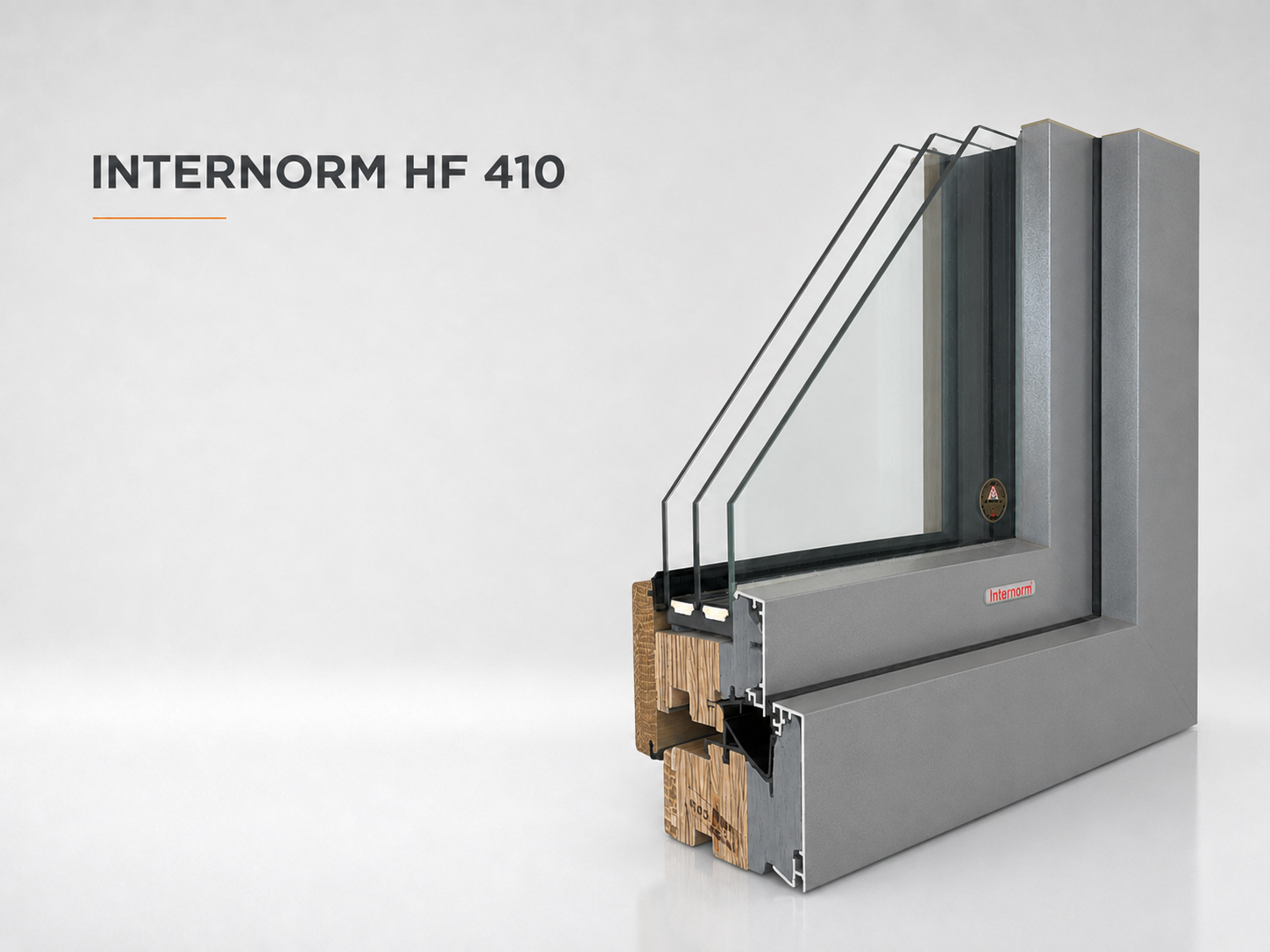 Profilo INTERNORM HF 410 - Legno-alluminio