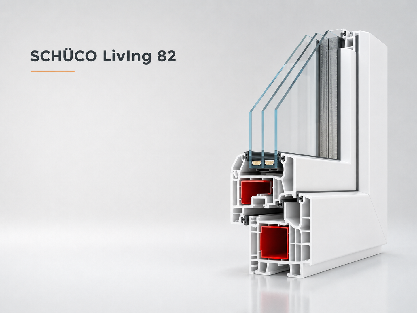 Profilo SCHÜCO LivIng 82 - PVC